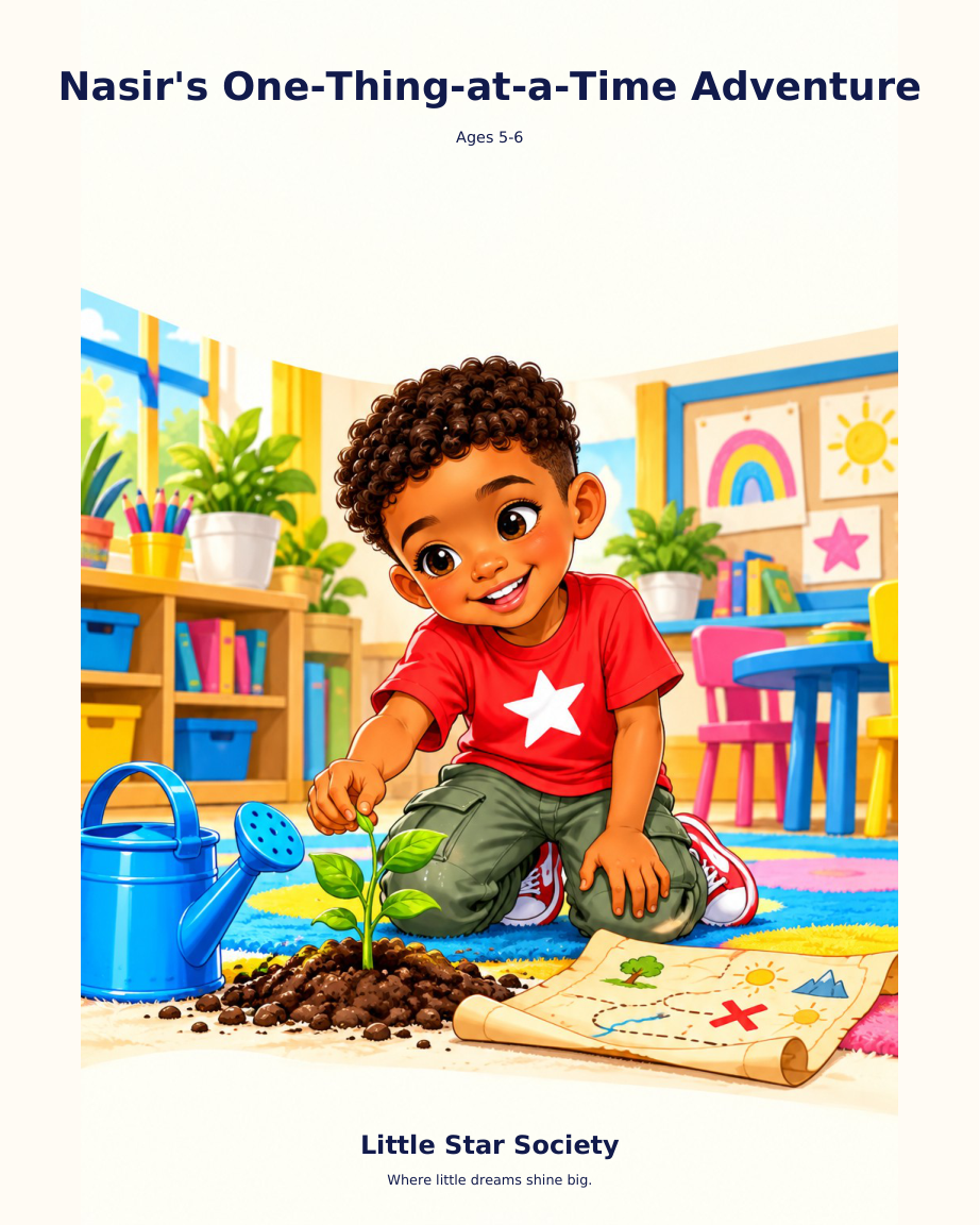 Nasir's One-Thing-at-a-Time Adventure cover
