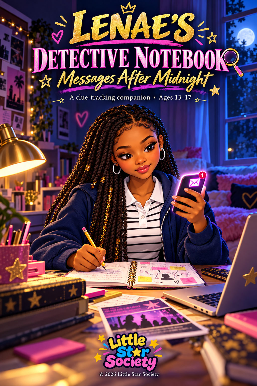 Lenae's Detective Notebook: Messages After Midnight cover